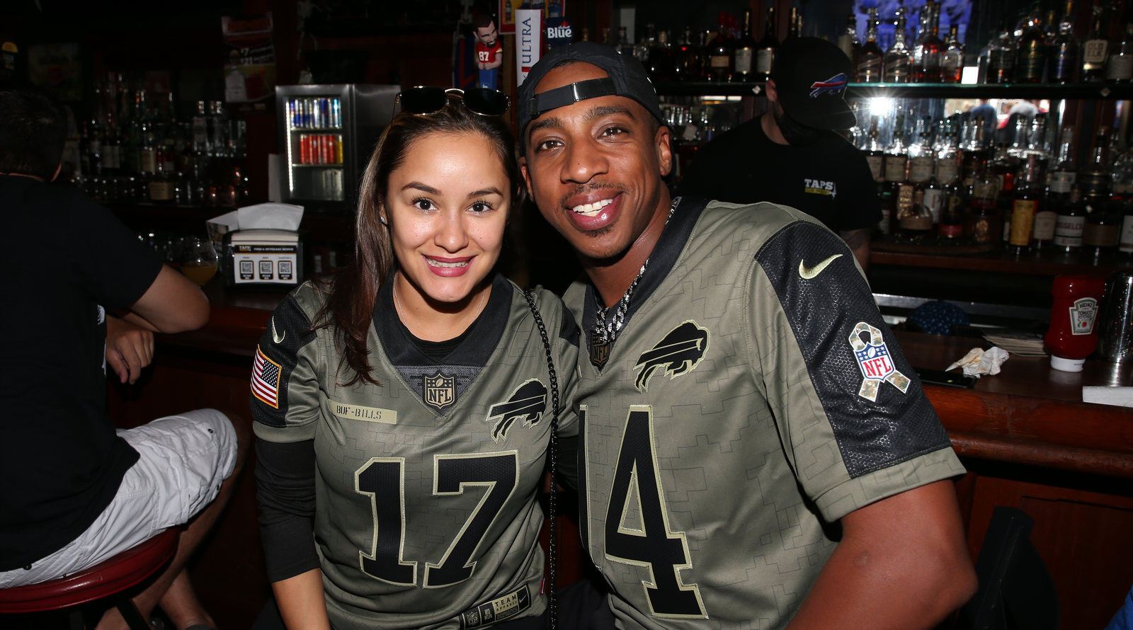 Buffalo Bills backers took over the the Taps on Main Bar